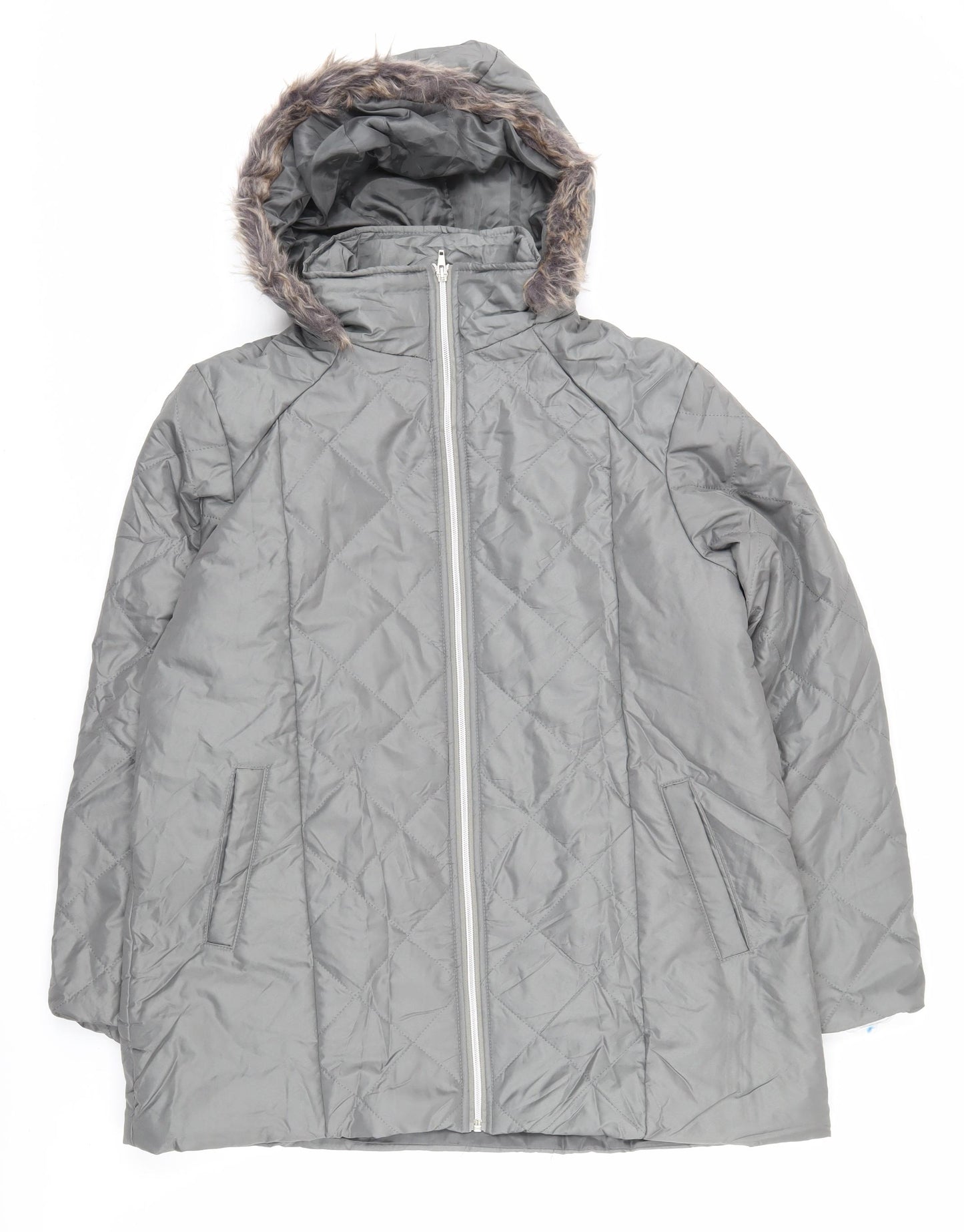 Anne De Lancay Women's Grey Puffer Jacket M