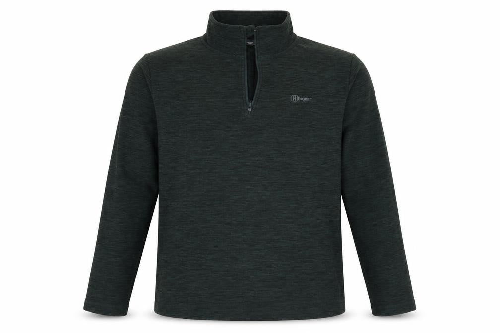 Front view of Hi Gear Men Green 1/4 Zip Sweatshirt XL