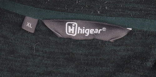 Hi Gear Men Green 1/4 Zip Sweatshirt XL
