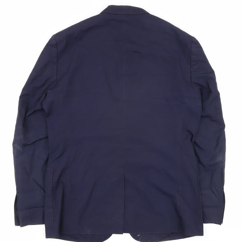 COS Men's Blue Blazer 40R Notch Lapel