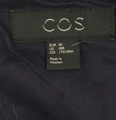 COS Men's Blue Blazer 40R Notch Lapel