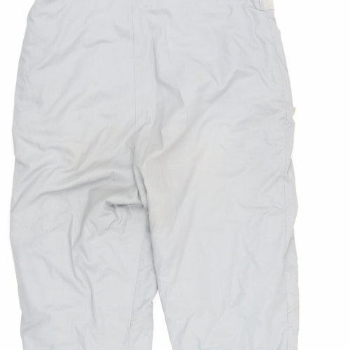 Rodeo Grey Snow Pants Unisex Adults Relaxed Fit Size 10