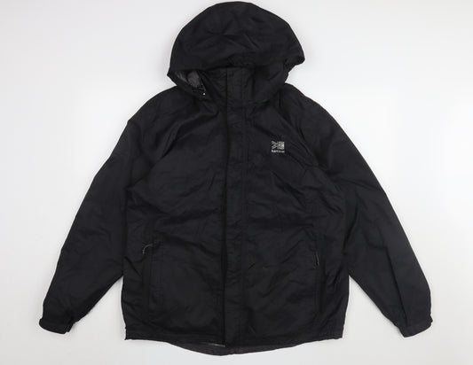 Karrimor Men's Black Windbreaker Jacket Size L