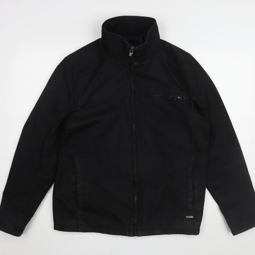 Calvin Klein Men's Black Windbreaker Jacket S