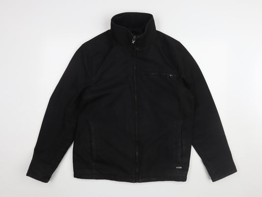 Calvin Klein Men's Black Windbreaker Jacket S