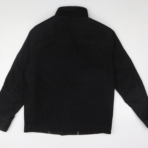 Calvin Klein Men's Black Windbreaker Jacket S