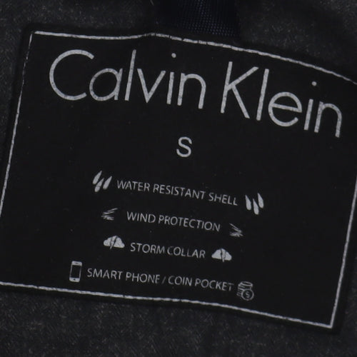 Calvin Klein Men's Black Windbreaker Jacket S