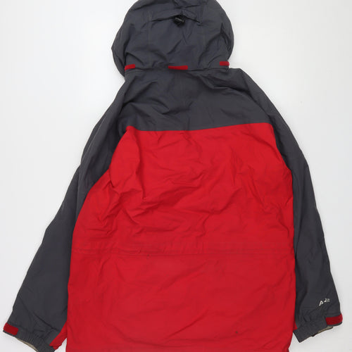 Berghaus Men's Red Rain Coat L Hooded Waterproof