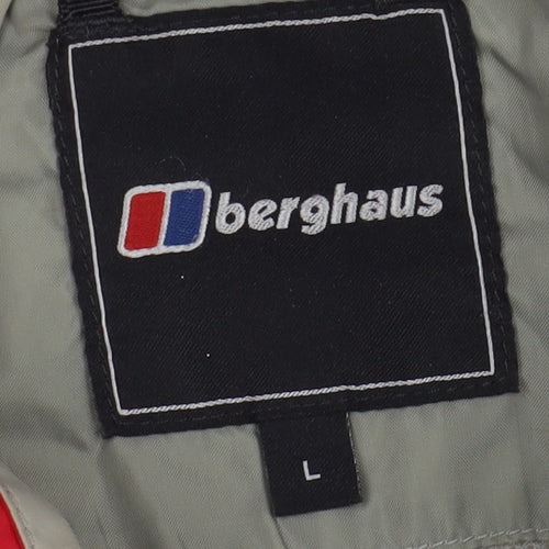 Berghaus Men's Red Rain Coat L Hooded Waterproof