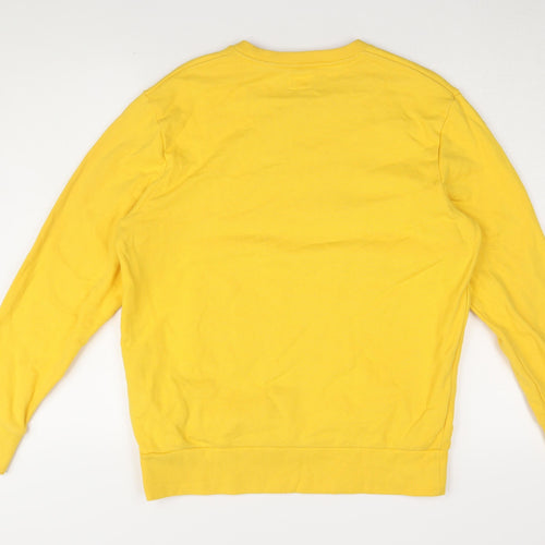 Levi's Men's Yellow Graphic Pullover Sweatshirt M