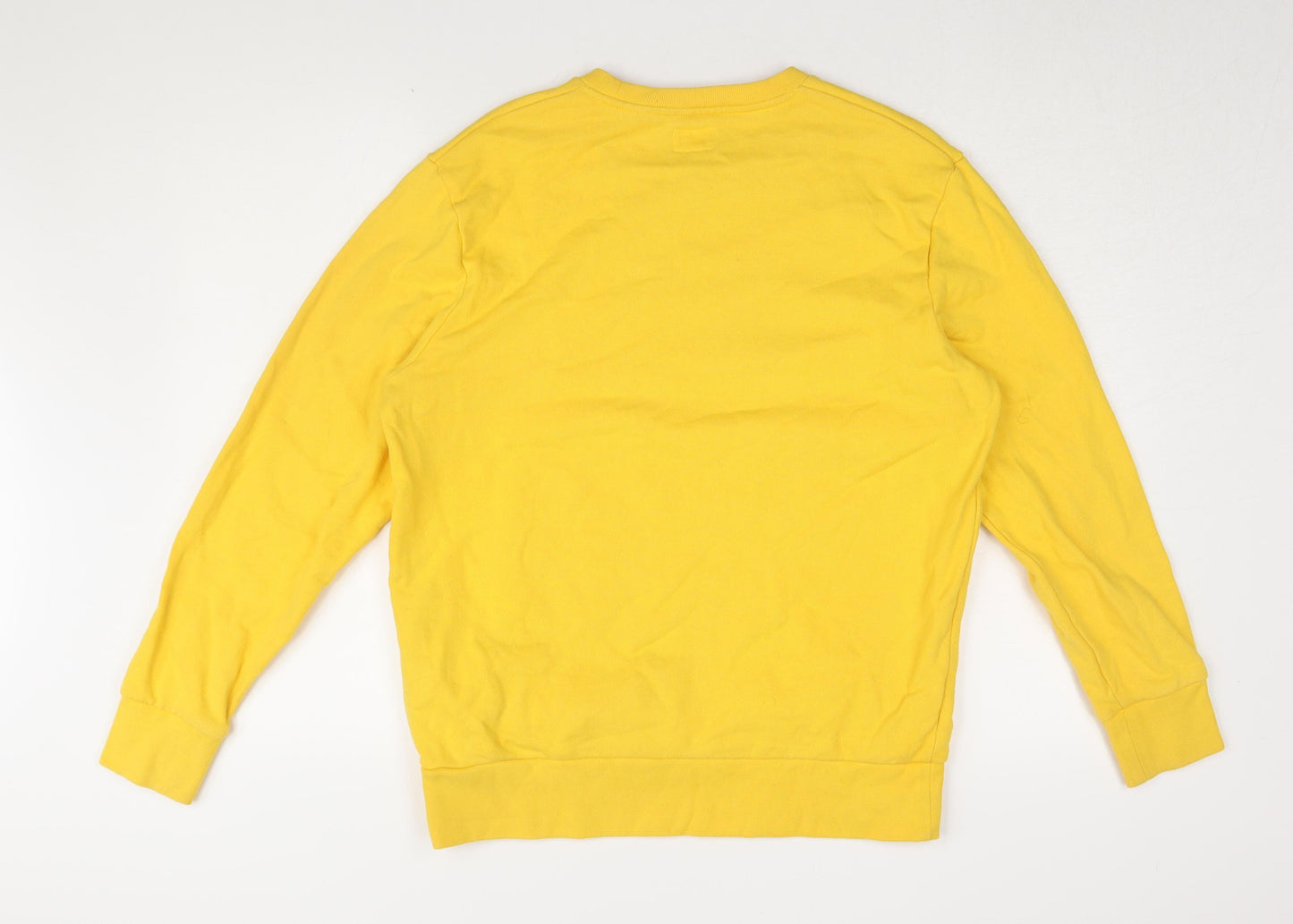 Levi's Men's Yellow Graphic Pullover Sweatshirt M