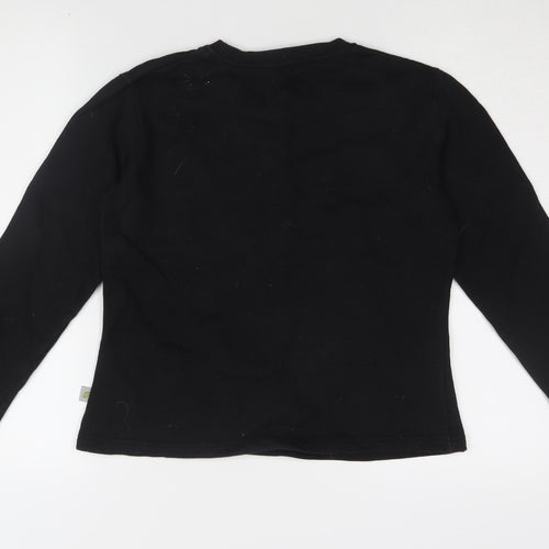 Falmer Black Unisex S Logo Pullover Sweatshirt Casual