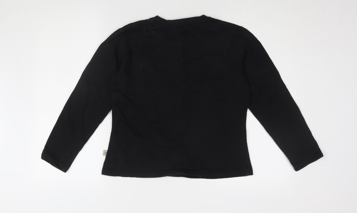 Falmer Black Unisex S Logo Pullover Sweatshirt Casual