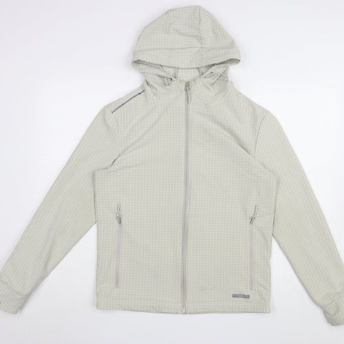 Decathlon Unisex Grey Windbreaker Jacket M Casual