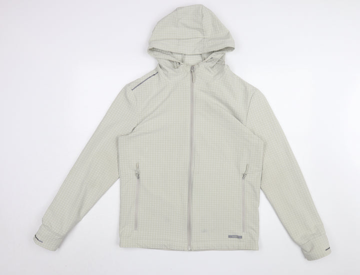 Decathlon Unisex Grey Windbreaker Jacket M Casual