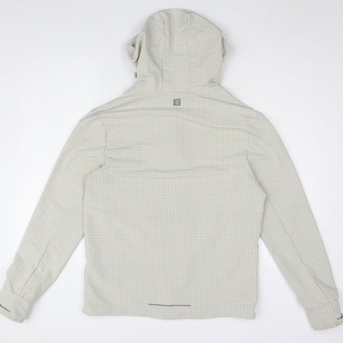 Decathlon Unisex Grey Windbreaker Jacket M Casual