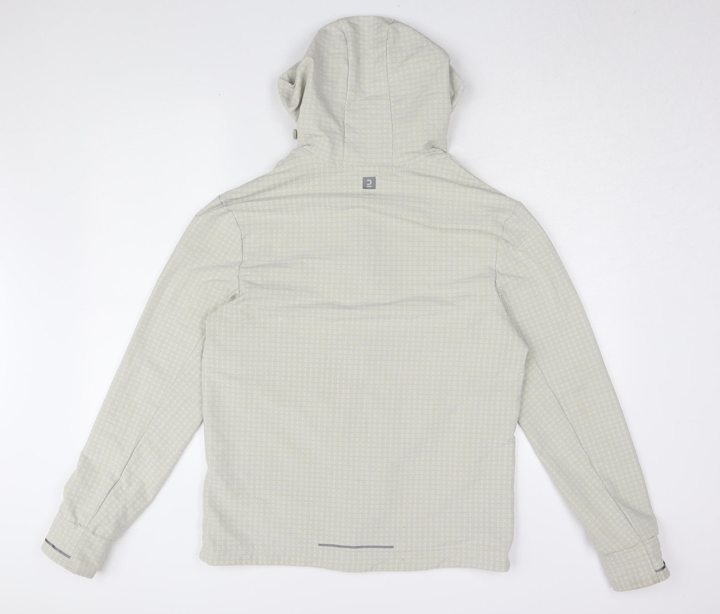 Decathlon Unisex Grey Windbreaker Jacket M Casual