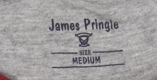 James Pringle Red Pullover Sweatshirt M Unisex Casual