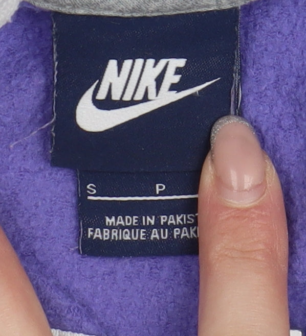 Nike Women's Purple Full Zip Hoodie Size S