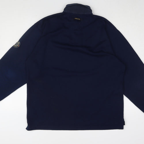 TOG 24 Men's Blue Long Sleeve Polo L
