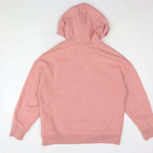 Amisu Women's Pink Pullover Hoodie, Size S, Casual