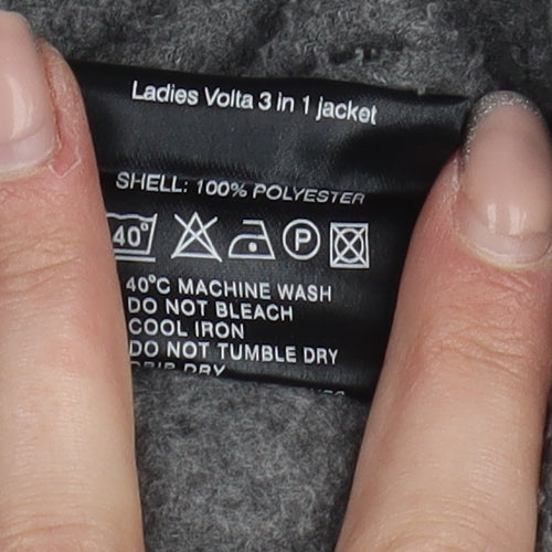 TOG 24 Women's Grey Full-Zip Sweatshirt Size 10