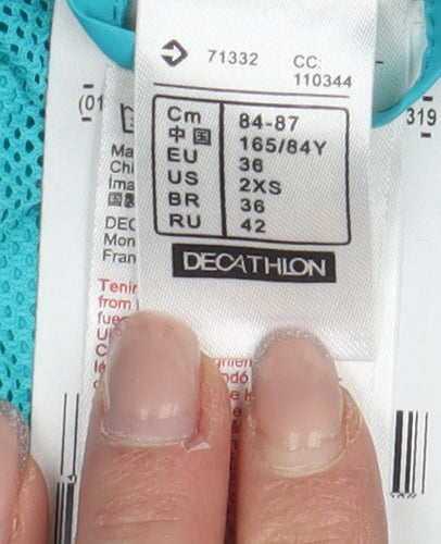 Decathlon Women's Blue Cycling Windbreaker Jacket Size 8