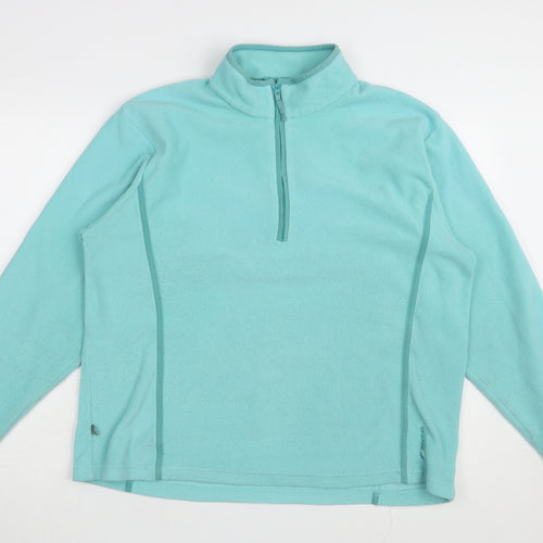 Mountainlife Women's Blue Fleece Pullover Size 18