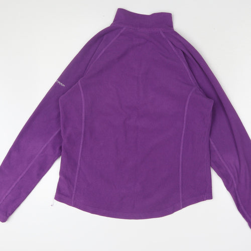 Trespass Women's Purple Fleece 1/4 Zip Pullover Medium