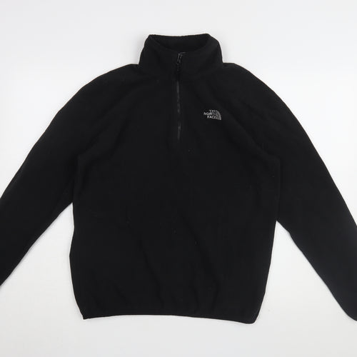 The North Face Men's Black Fleece 1/4 Zip Sweatshirt M