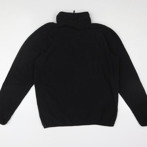 The North Face Men's Black Fleece 1/4 Zip Sweatshirt M