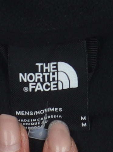 The North Face Men's Black Fleece 1/4 Zip Sweatshirt M