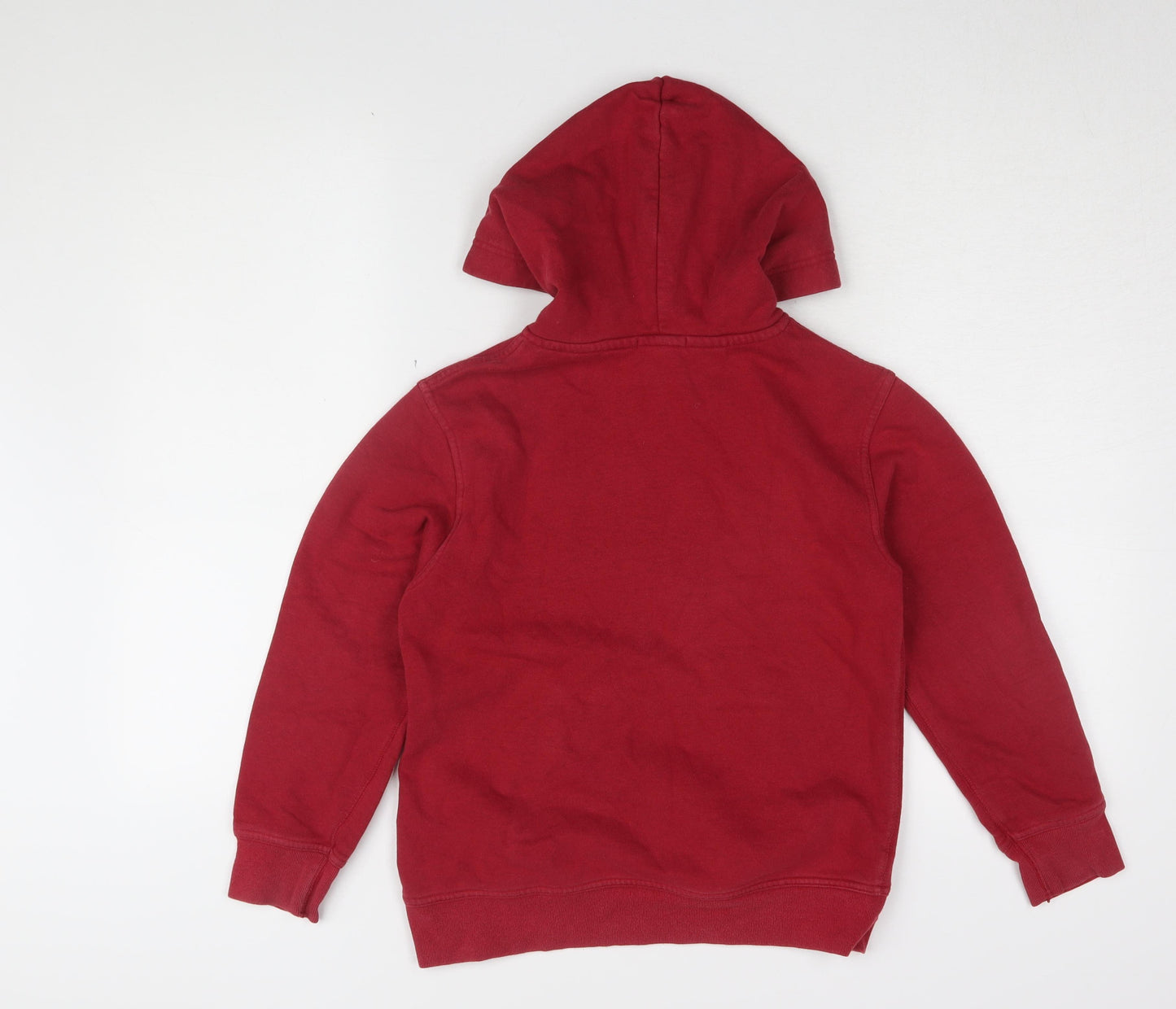 GAP Boys Red Pullover Hoodie 8-9 Years - Logo Graphic