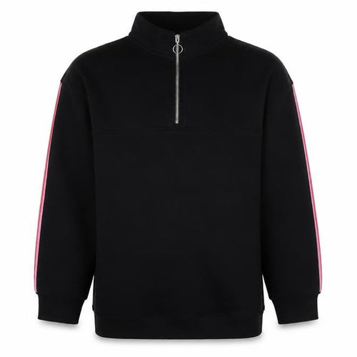 Marks and Spencer Girls Black Full Zip Sweatshirt 11-12 Years