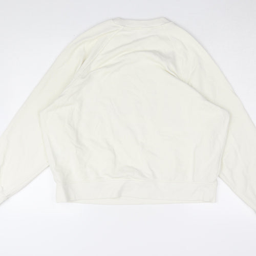 H&M Unisex Adults White UCLA Pullover Sweatshirt M