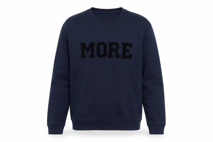 Mango Men's Blue Cotton Pullover Sweatshirt M