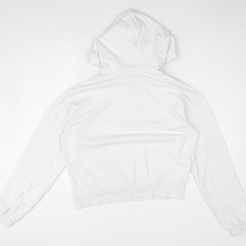 NA-KD Women's White Pullover Hoodie - Size M