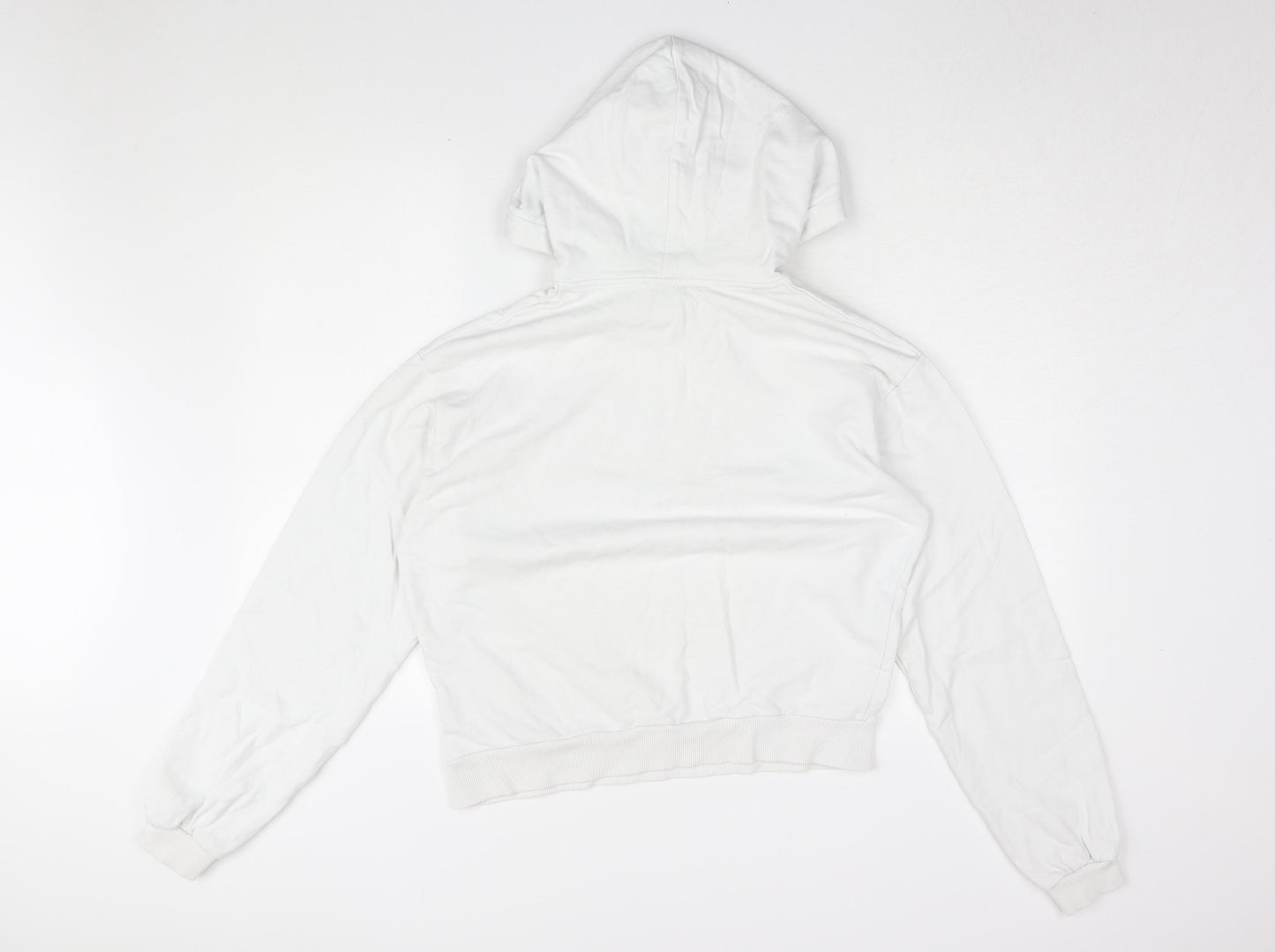 NA-KD Women's White Pullover Hoodie - Size M