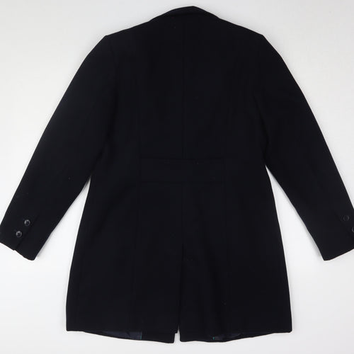 Marks and Spencer Women's Black Overcoat Size 14