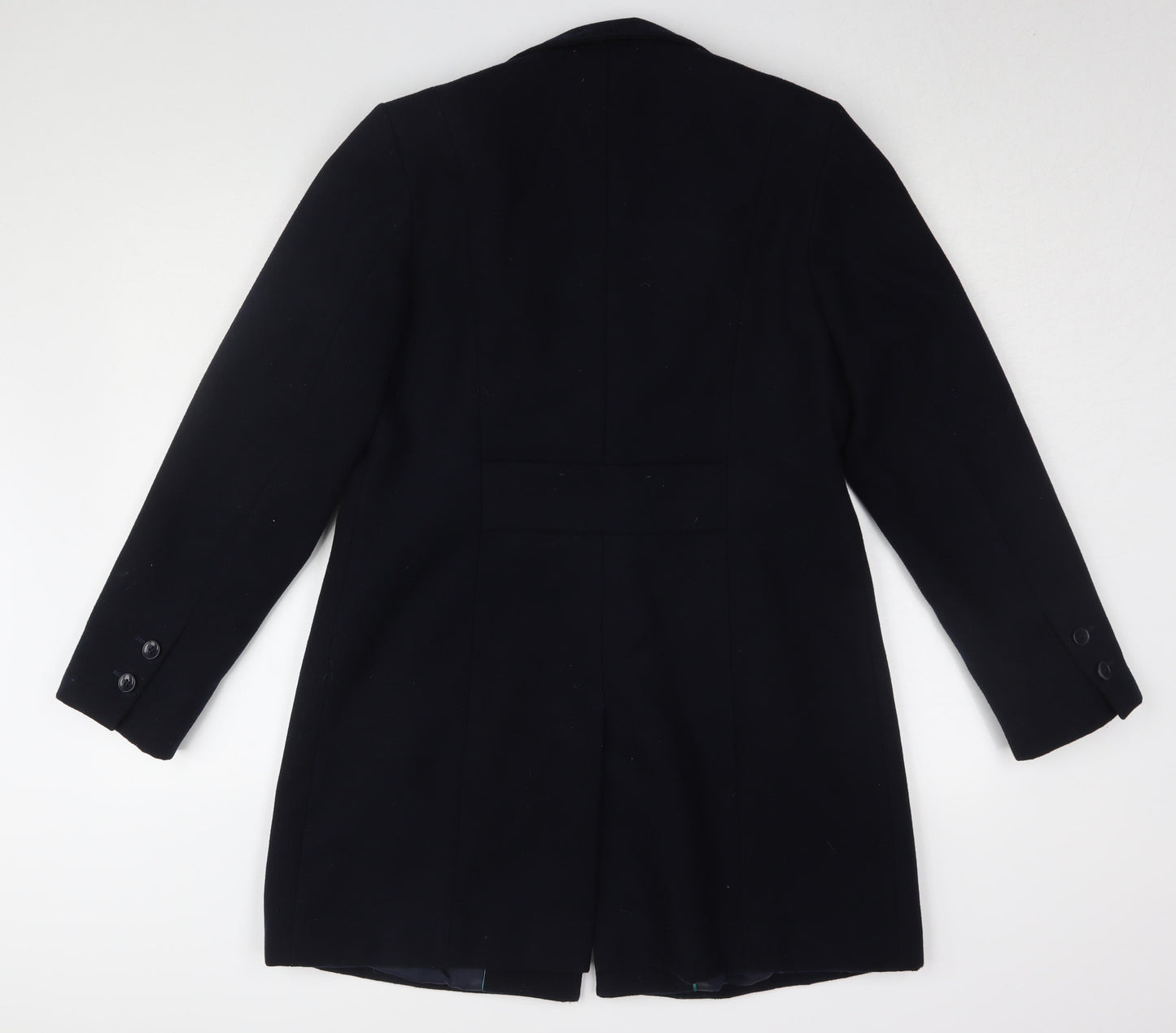 Marks and Spencer Women's Black Overcoat Size 14