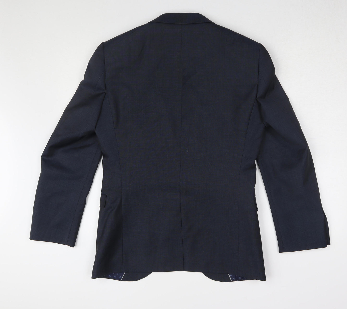 Next Men's Blue 36S Blazer Double-Vented