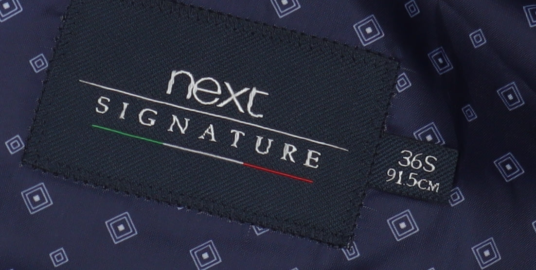 Next Men's Blue 36S Blazer Double-Vented