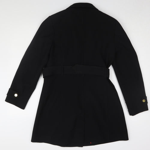 Marks and Spencer Black Trench Coat, Women, Size 12