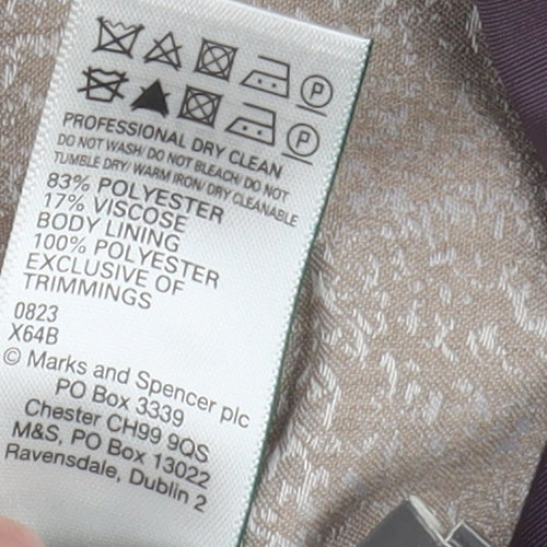 Marks & Spencer Beige Floral Suit Jacket L
