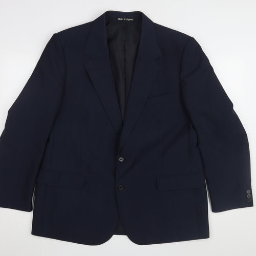 Harbarry of England Men's Blue 44S Blazer
