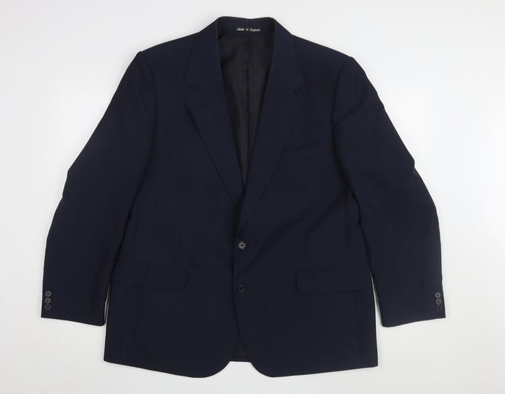 Harbarry of England Men's Blue 44S Blazer