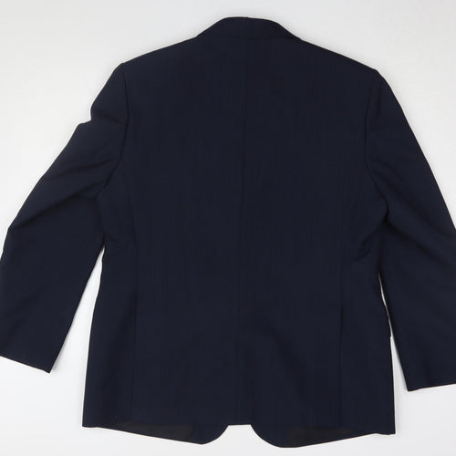 Harbarry of England Men's Blue 44S Blazer