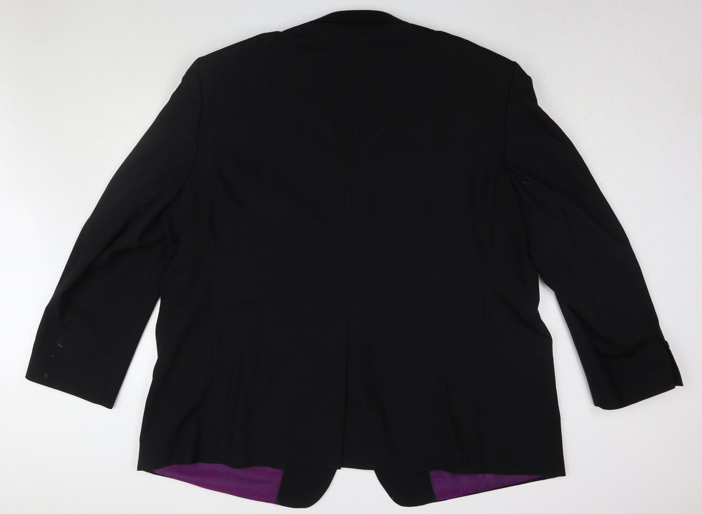 Milan Collection Men's Black Blazer, Size 60R, Regular Fit