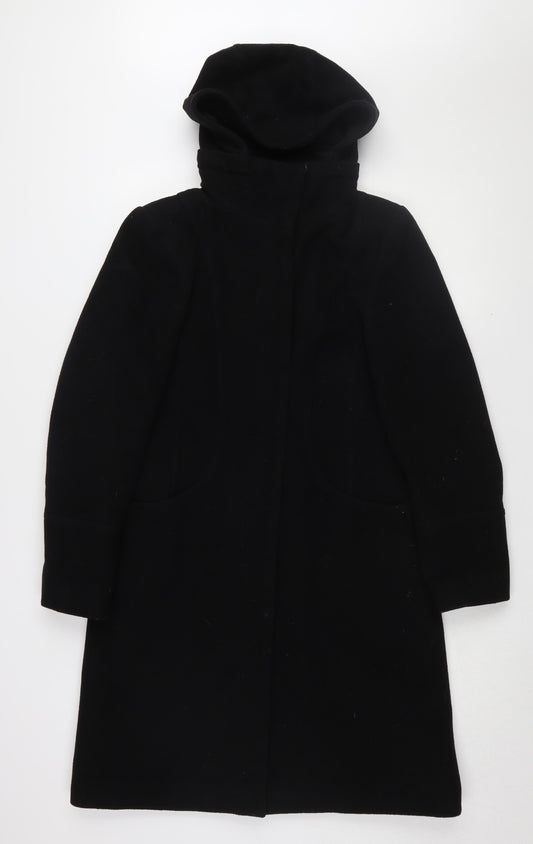 Dorothy Perkins Women's Black Wool Overcoat Size 12