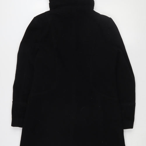 Dorothy Perkins Women's Black Wool Overcoat Size 12